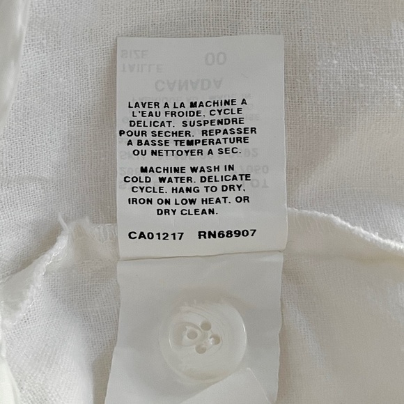 LE Chateau Wide Leg Linen Blend Cropped Capri Pants - Picture 7 of 13